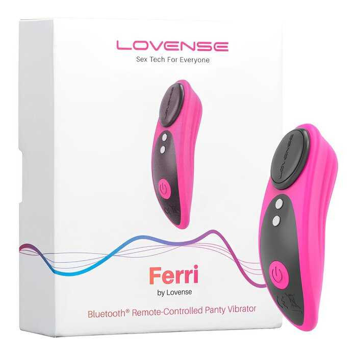 Lovense Ferri Panty Vibe - Pink Adult Novelties Lovense