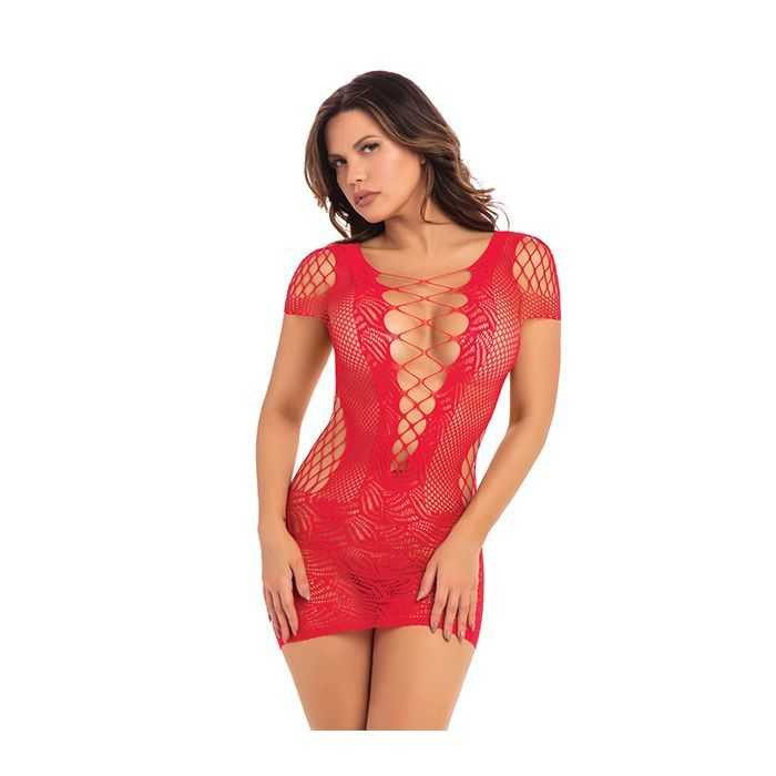 Pink Lipstick Time 2 Slay Mini Dress Red O/S Apparel Pink Lipstick