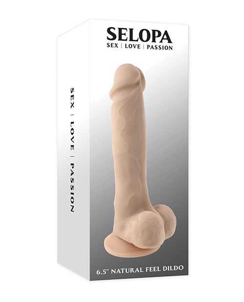 Selopa 6.5" Natural Feel Dildo - Light Adult Novelties Selopa