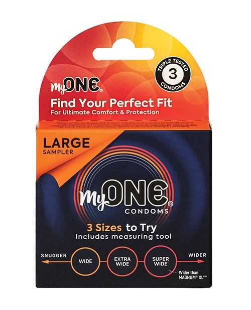 My One Large Sampler Condoms - Pack of 3 Condoms One