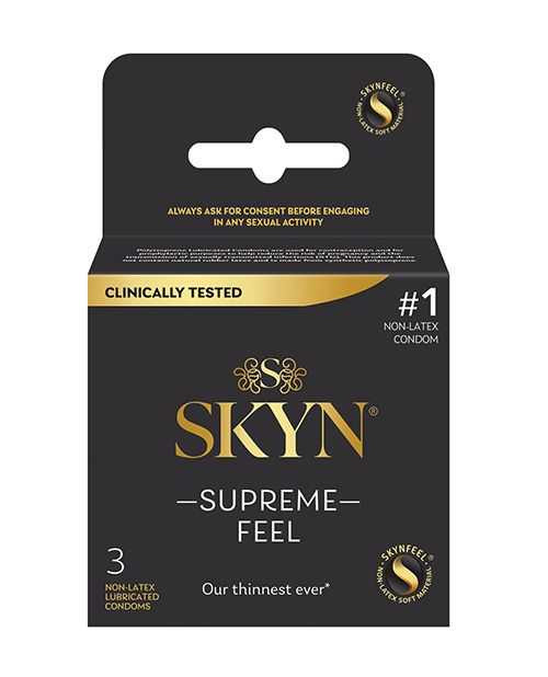 Lifestyles SKYN Supreme Feel Condoms - Pack of 3 Condoms Lifestyle