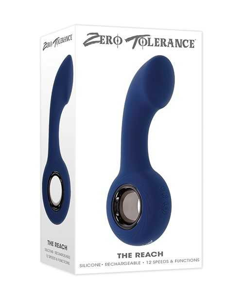 Zero Tolerance The Reach P-Spot Vibe - Blue Adult Novelties Zero Tolerance