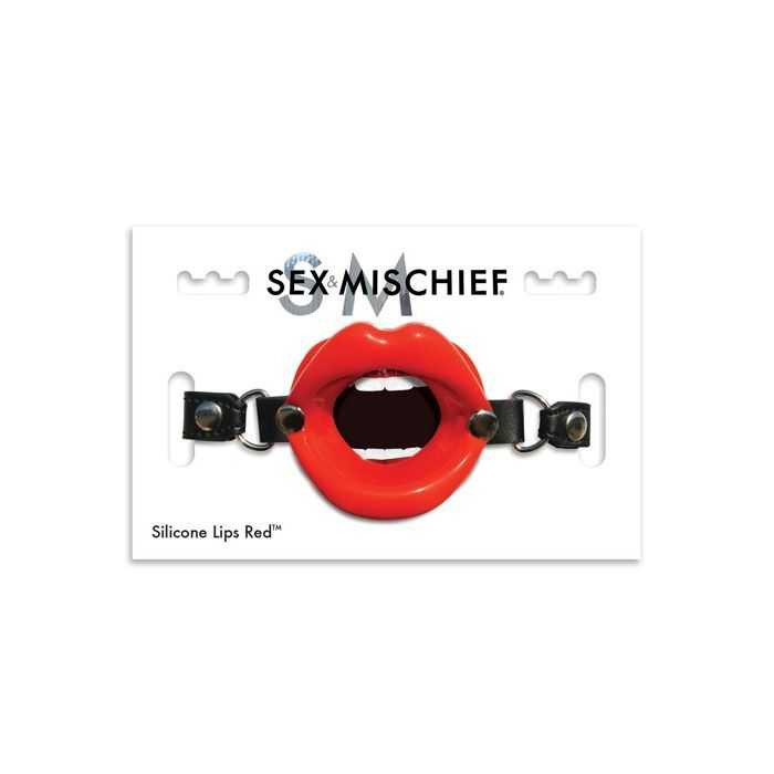 Sex & Mischief Silicone Lips - Red Adult Novelties Sex & Mischief