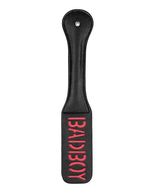 Shots Ouch Bad Boy Paddle - Black Adult Novelties Ouch