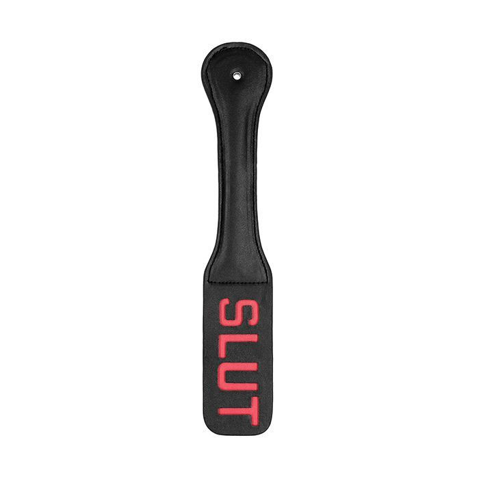 Shots Ouch Slut Paddle - Black Adult Novelties Ouch