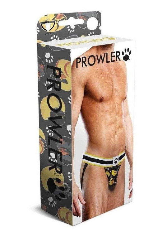 Prowler BDSM Rubber Ducks Jock - XXL - Black/Yellow Apparel Prowler Red