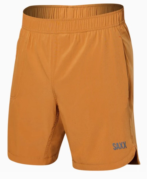 Short Saxx Homme XL Gain Maker 2N1 Performance - Bleu, Pochette Doublée, Athlétique