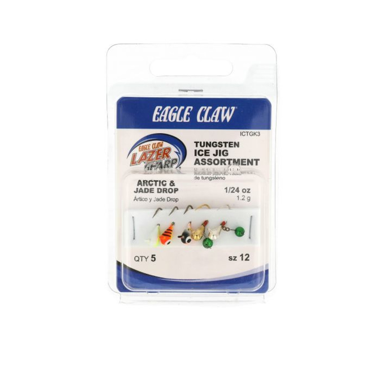 Eagle Claw Arctic Jade Drop Tungsten Jig Kit, 5-pc