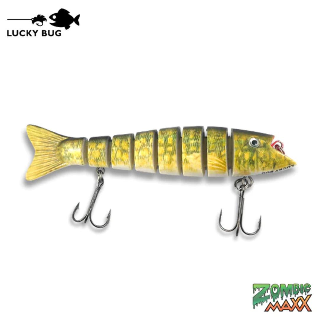 Lucky Bug Zombie Maxx 5-Inch Lure Combo Set – Slow-Sinking Glide Bait For Predatory Fish In 3 Colors