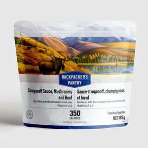 Backpacker's Pantry Stroganoff Sauce, Mushrooms & Beef Backpacker's Pantry Stroganoff Sauce, Mushrooms & Beef