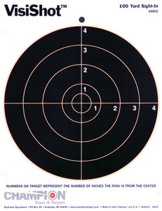 Champion VisiShot 8" Bullseye 10pk Champion VisiShot 8" Bullseye 10pk