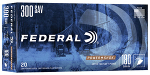 Federal Power Shok 300 Savage 180gr SP Federal Power Shok 300 Savage 180gr SP