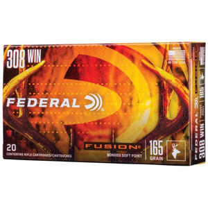 Fusion 308 Win, 165gr, Soft Point, 2700 fps