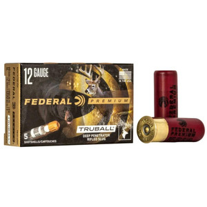 Federal TruBall Deep Penetrator Rifled Slug, 12ga, 1oz, 2-3/4 in, 1350 fps
