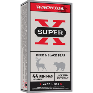 Winchester USA 44 Rem Mag 240gr JSP Winchester USA 44 Rem Mag 240gr JSP