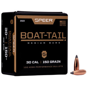 Speer 308 150gr Boat Tail Speer 308 150gr Boat Tail