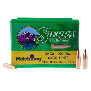 Sierra Matchking .224 69gr HPBT Sierra Matchking .224 69gr HPBT