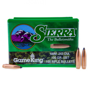 Sierra Gameking BTSP .243 / 6mm 100gr Sierra Gameking BTSP .243 / 6mm 100gr