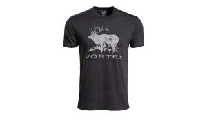 Vortex Elk Mountain T-Shirt Charcoal Heather Vortex Elk Mountain T-Shirt Charcoal Heather