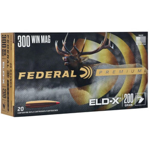Federal Premium 300 Win Mag, 200gr, Hornady ELD-X, 2860 fps