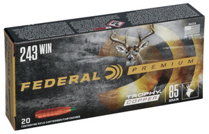 Federal Premium 243 Win 85gr Trophy Copper