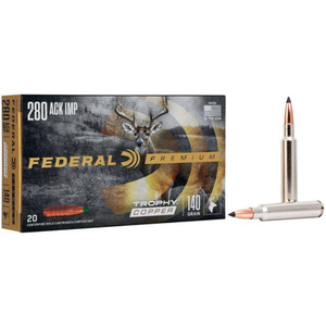 Federal Premium 280 Ackley 140gr Trophy Copper