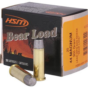 HSM Bear Load 44 Rem Mag 305gr Hard Cast 20 rnds HSM Bear Load 44 Rem Mag 305gr Hard Cast 20 rnds