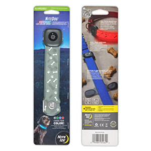 Nite Ize NiteDog® Rechargeable LED Collar Cover - Disc-O Select™ Nite Ize NiteDog® Rechargeable LED Collar Cover - Disc-O Select™