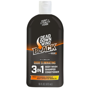 Dead Down Wind BLACK Premium 3-in-1 Body Wash/Shampoo/Conditioner- 16oz Dead Down Wind BLACK Premium 3-in-1 Body Wash/Shampoo/Conditioner- 16oz