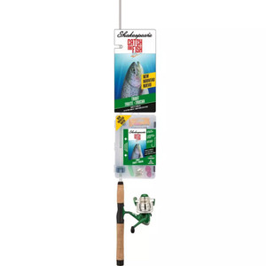 Shakespeare Catch More Fish, Trout Spin Combo 6' 2pc Medium
