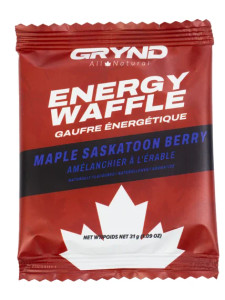 GRYND Maple Saskatoon Berry Energy Waffle GRYND Maple Saskatoon Berry Energy Waffle