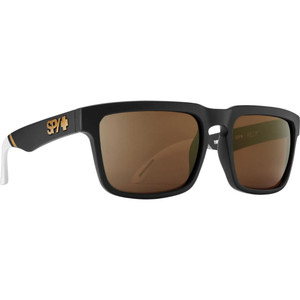 Spy Helm Matte Black White - Happy Bronze Gold Mirror Spy Helm Matte Black White - Happy Bronze Gold Mirror