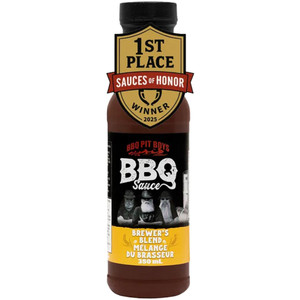 BBQ Pit Boys BBQ Sauce - Brewer's Blend BBQ Sauce, 350ml BBQ Pit Boys BBQ Sauce - Brewer's Blend BBQ Sauce, 350ml