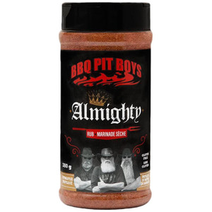 BBQ Pit Boys Rubs - Almighty, 380 grams BBQ Pit Boys Rubs - Almighty, 380 grams