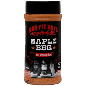 BBQ Pit Boys Rubs - Maple BBQ, 310 grams BBQ Pit Boys Rubs - Maple BBQ, 310 grams