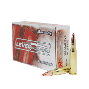 Hornady 308 Marlin Express 160 gr FTX LEVERevolution
