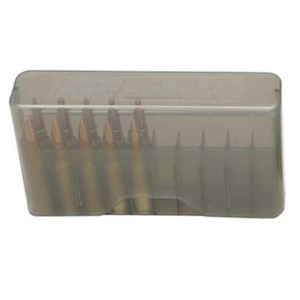 MTM J-20 Slip-Top Ammo Box 20 Round Clear Smoke