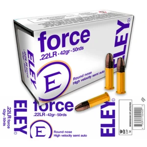Eley 22LR Force 42gr Round Nose