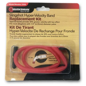 Marksman Slingshot Hyper-Velocity Band, Replacement Kit
