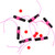 Thill Bobber Stops w/ Bead Hot Pink