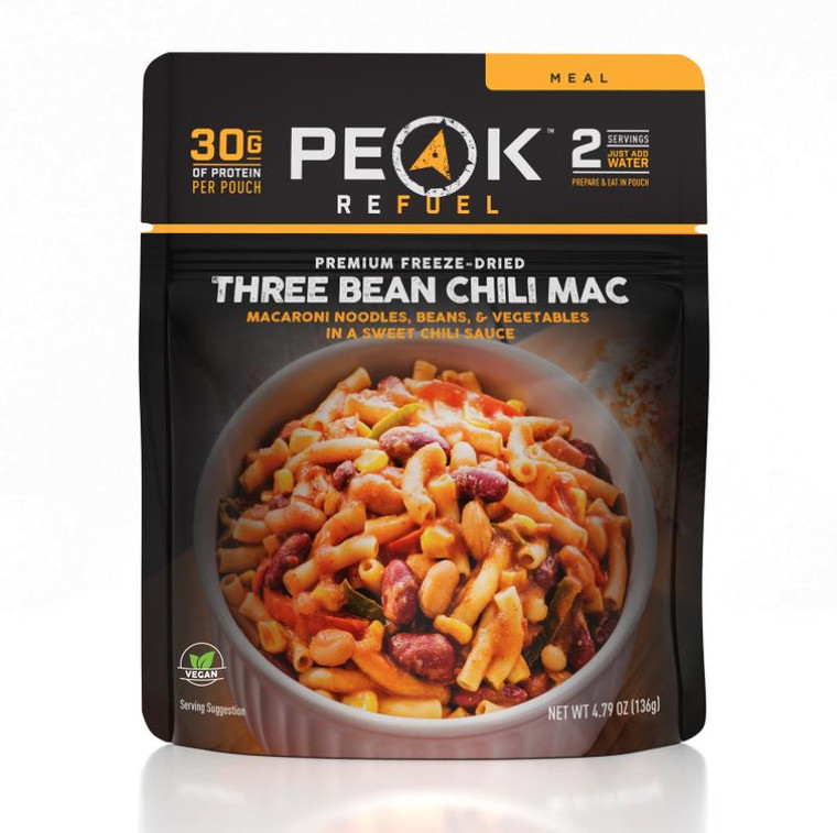 Peak Refuel Three Bean Chili Mac (vegan)
