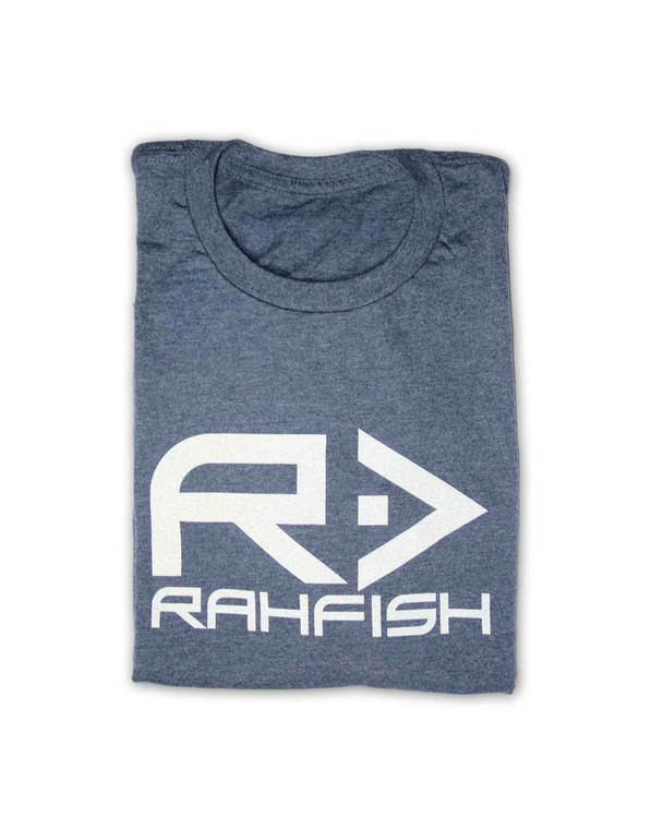 RAHFISH Big R Tee Hthr Navy