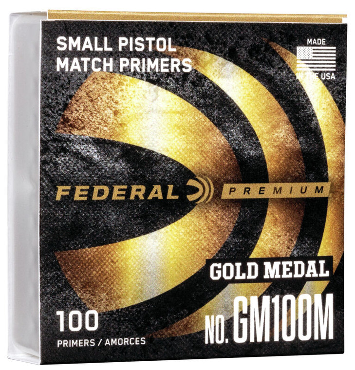 Federal 100M Small Pistol Match Primer