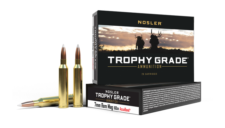 Nosler Trophy Grade 7mm Rem Mag 160gr AB