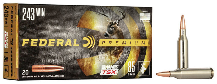 Federal Premium 243 Win 85gr TSX