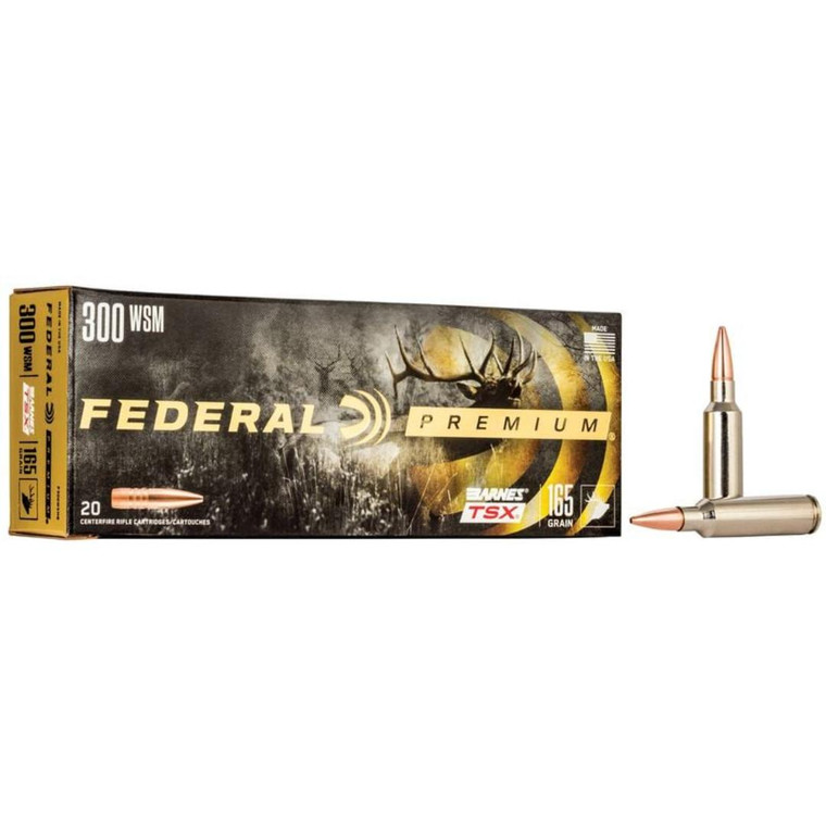 Federal Premium 300 WSM 165gr Triple Shock X