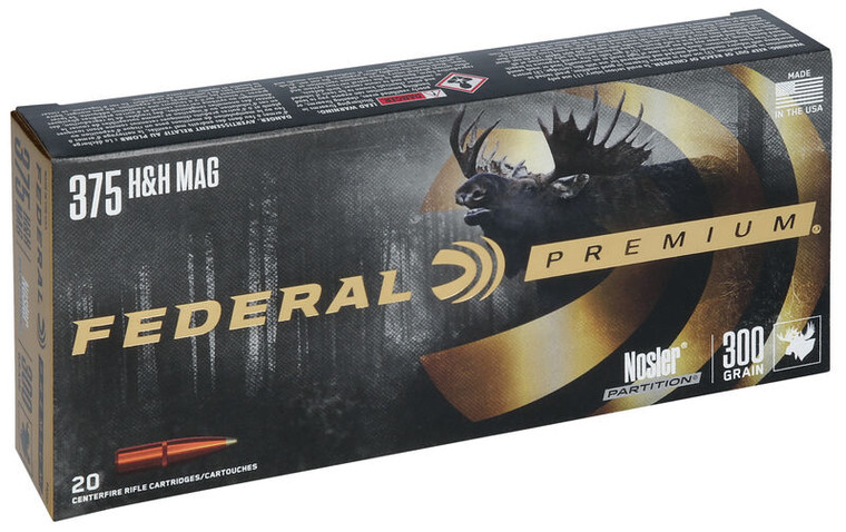 Federal Premium 375 H&H 300gr Part