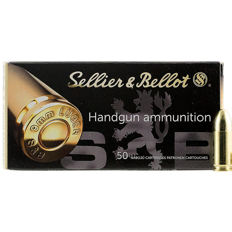 Sellier & Bellot 9mm 115gr FMJ 200pk