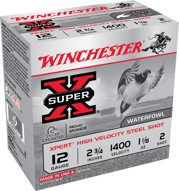 Winchester Super X Steel 12ga 2.75" #2