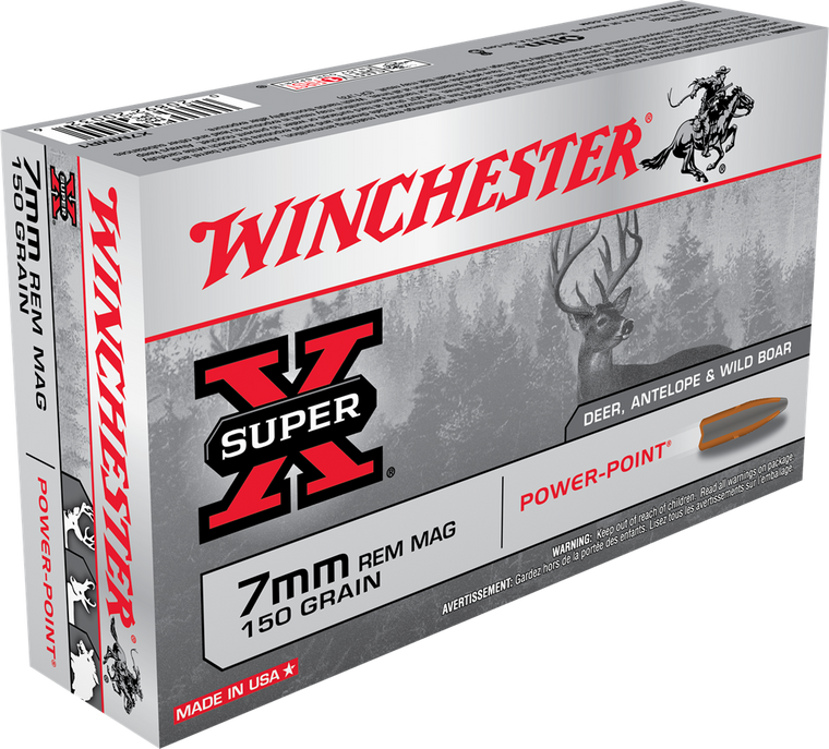 Winchester 7mm Rem Mag 150gr PP